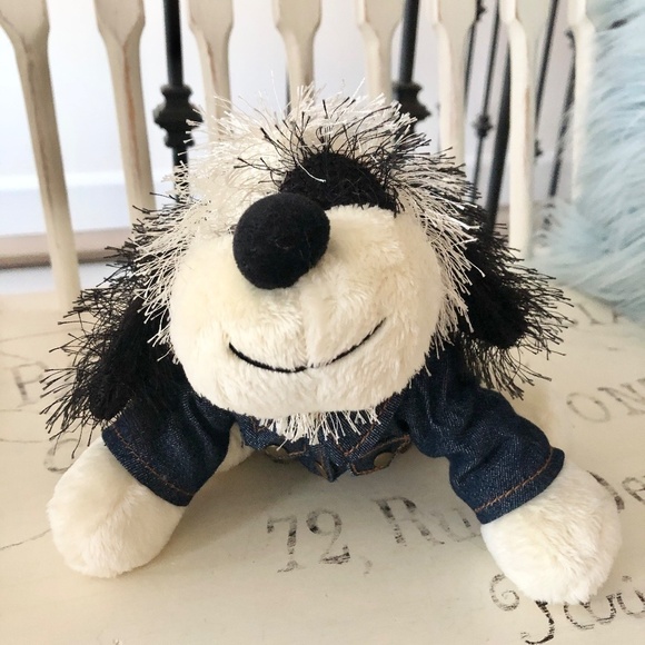 Webkinz Black & White Cheeky Dog Ganz Stuffed Toy, Good Condition - Picture 3 of 12